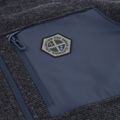 Мъжки суитшърт от полар CMP 35H3907 Melange Knitted b.blue melange/b.blue 4