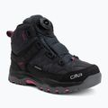 Детски обувки за трекинг CMP Kiruna Mid Fitgo Fleece Wp antracite/festival
