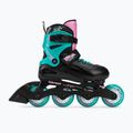 Детски ролкови кънки Rollerblade Fury black sea/green 2