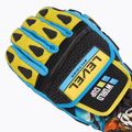 Скиорски ръкавици Worldcup CF yellow/blue 5