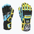 Скиорски ръкавици Worldcup CF yellow/blue 6