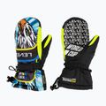 Детски скиорски ръкавици Level Junior Mitt yellow/blue