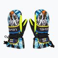 Детски скиорски ръкавици Level Junior Mitt yellow/blue 2