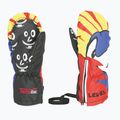 Детски скиорски ръкавици Level Lucky Mitt yellow/blue