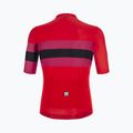 Мъжки велосипеден анцуг Santini Ecosleek Bengal червен 2S94475CESLKBENGRSS 3
