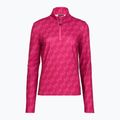 Дамски скиорски суитшърт EA7 Emporio Armani Pure Powerstretch T-Top Half Zip fancy vivacious mono