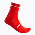 Мъжки чорапи за колоездене Castelli Entrata 13 red