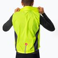 Мъжка жилетка за колоездене Castelli Squadra Stretch electric lime/dark grey 4