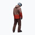 Мъжко скиорско яке Oakley Canopy Pro Insulated dark umber/flame red 3
