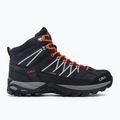 Мъжки ботуши за трекинг CMP Rigel Mid grey-orange 3Q12947 2