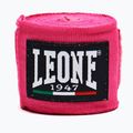 Боксови бандажи Leone 1947 Hand Wraps 350 cm pink 2