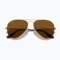 Слънчеви очила Ray-Ban Aviator Classic arista gold/brown polarized 3