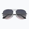 Слънчеви очила Ray-Ban Aviator Classic gunmetal/blue polarized 3