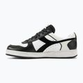 Diadora Magic Basket Low Icona Leather черни/бели обувки 3