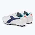 Детски футболни обувки Diadora Brasil 2 R LPU JR бяло/насиво 3