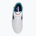 Детски футболни обувки Diadora Brasil 2 R LPU JR бяло/насиво 6