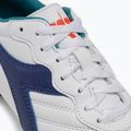Детски футболни обувки Diadora Brasil 2 R LPU JR бяло/насиво 8