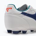 Детски футболни обувки Diadora Brasil 2 R LPU JR бяло/насиво 9