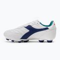 Детски футболни обувки Diadora Brasil 2 R LPU JR бяло/насиво 10