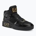 Обувки EA7 Emporio Armani Basket Mid triple black/gold