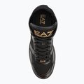 Обувки EA7 Emporio Armani Basket Mid triple black/gold 5