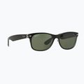 Слънчеви очила Ray-Ban New Wayfarer Classic matte black transparent/green g-15