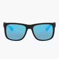 Слънчеви очила Ray-Ban Justin Classic matt black gum/blue mirror 2