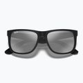 Слънчеви очила Ray-Ban Justin Classic matt black/silver grey mirror 3