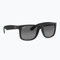Слънчеви очила Ray-Ban Justin Classic matt black gum/dark grey