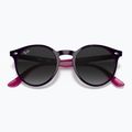Детски слънчеви очила Ray-Ban RB9064S polished violet/grey gradient 3