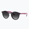 Детски слънчеви очила Ray-Ban RB9064S polished violet/grey gradient 4