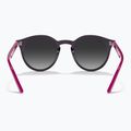 Детски слънчеви очила Ray-Ban RB9064S polished violet/grey gradient 5