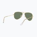 Детски слънчеви очила Ray-Ban Aviator arista gold/dark green 6