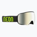 Скиорска маска Neon Beam black/yellow/mirror bronze