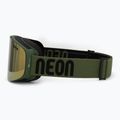 Скиорска маска Neon Light army green/mirror bronze 4