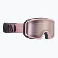 Скиорска маска Neon Eclipse light pink/mirror light pink