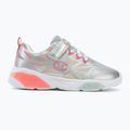 Детски обувки Champion Wave Tri G PS Low Cut silver/blue burgundy/imperial light blue 2