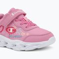 Детски обувки Champion Funfair Print G PS Low Cut blue burgundy/flash/fluorescent pink 7