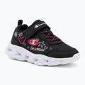 Детски обувки Champion Funfair Print G PS Low Cut new black/fluorescent pink/imperial light blue