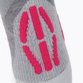 Дамски ски чорапи UYN Ski Touring silver/fuchsia 3