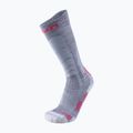 Дамски ски чорапи UYN Ski Touring silver/fuchsia 5