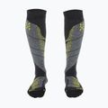 Мъжки скиорски чорапи UYN Ski All Mountain anthracite melange / yellow