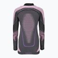 Дамски термо потник UYN Evolutyon UW Shirt Turtle Neck anthracite melange/raspberry/purple 2