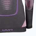 Дамски термо потник UYN Evolutyon UW Shirt Turtle Neck anthracite melange/raspberry/purple 5
