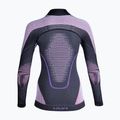 Дамски термо потник UYN Evolutyon UW Shirt Turtle Neck anthracite melange/raspberry/purple 7