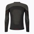Мъжка термоактивна блуза UYN Evolutyon Comfort UW Shirt charcoal/white/red 2