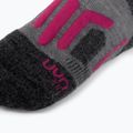 Дамски ски чорапи UYN Ski Merino light grey/pink 5