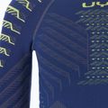 Мъжки термален суитшърт UYN Resilyon UW Shirt Round Neck dark blue/yellow 3