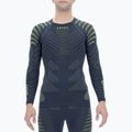 Мъжки термален суитшърт UYN Resilyon UW Shirt Round Neck dark blue/yellow 6