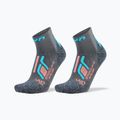 Дамски чорапи UYN Trekking Approach Low Cut 2 pack grey/turquoise